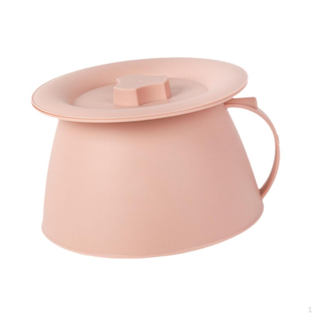 Bequemer Nachttopf für Zuhause, tragbare Toilette mit Griff