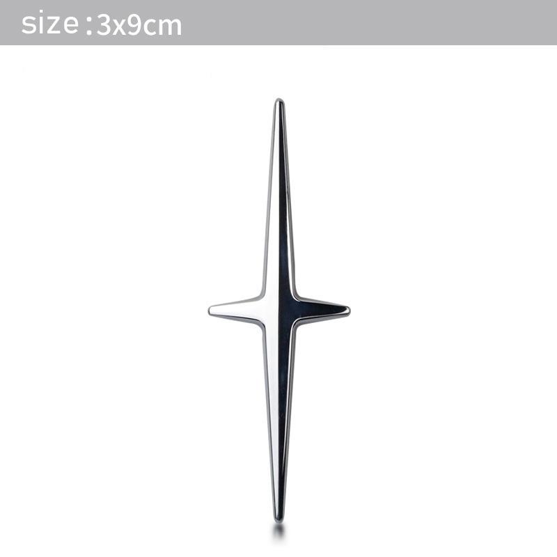 Stylingové 3D samolepky s křížovým emblémem, odznakem, aplikací, dekorací auta, příslušenstvím pro Lincoln MKX MKZ MKC Navigator MKT MKS