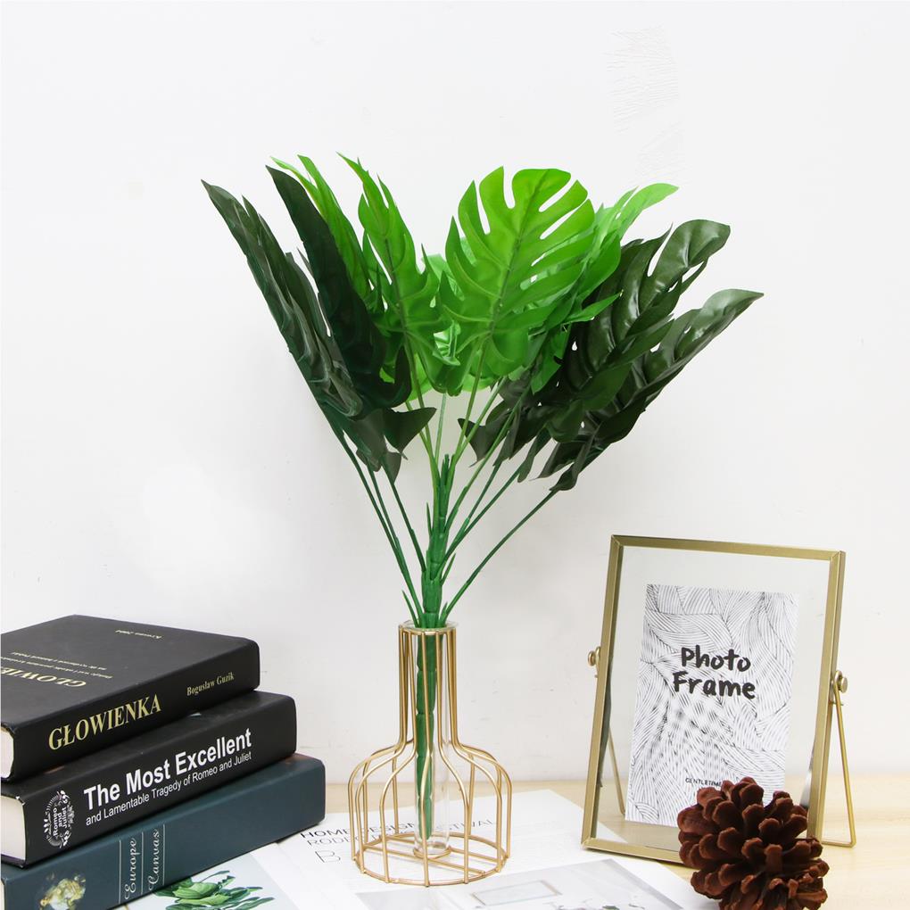 Lebensechte künstliche Blätter für Zuhause, Wohnzimmer, Hotel, tragbare Blätter, Hochzeitsfeier, Tischdekoration