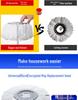 Universal Thickened Rotating Mop Head Replacement - Cotton, Lengthened, Durable