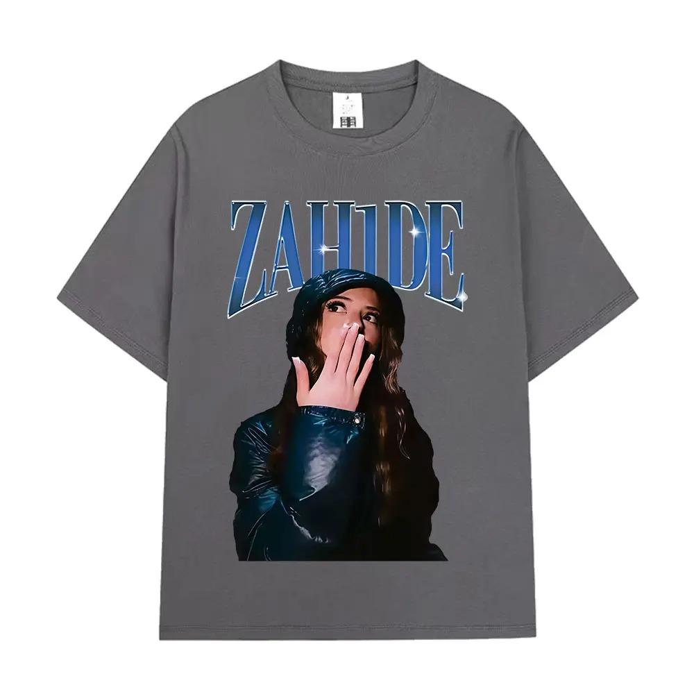 Men Women Clothing Fashion High Quality T Shirts Zahide Merch Graphic T-shirt Cotton Short Sleeve Harajuku T-shirts