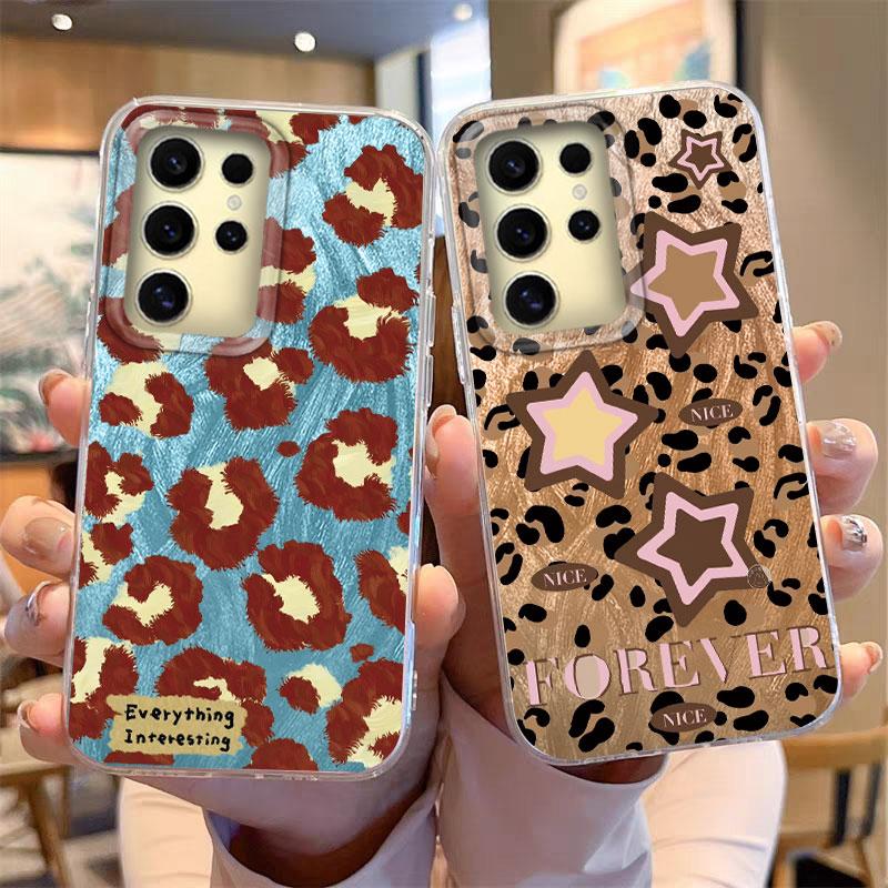 For Samsung Galaxy A56 A15 A25 A55 A35 A16 A26 A36 S24 S25 Plus Ultra 5G Phone Case Feather Gauze Rainbow Butterfly Bumper Cover