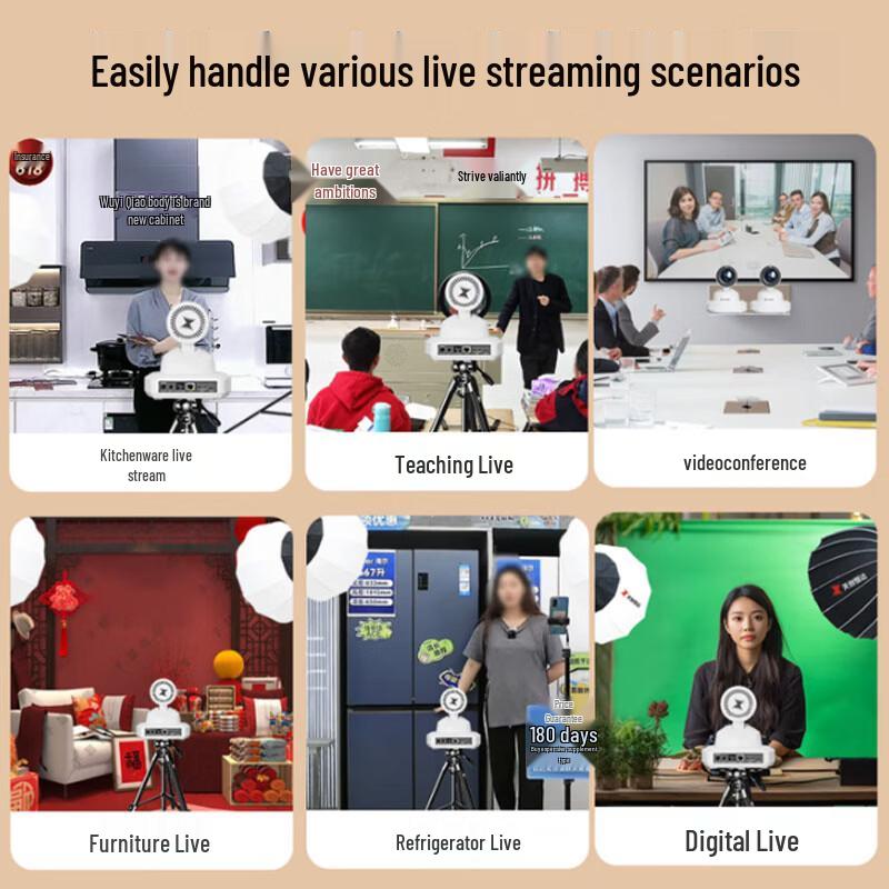 TCHD Video TC450 4K Live Stream Camera