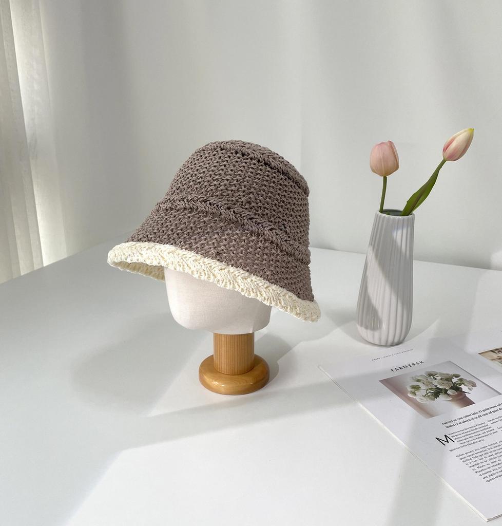 Men's and Women's Daily Bucket Hat Plump Knit Bucket Hat