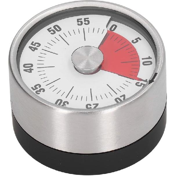 Mechanischer Timer, Magnetischer Küchentimer, 60-Minuten-Countdown-Timer Visueller Timer zum Kochen, Backen, Arbeiten, Klassenzimmer, Zeitmanagement-Tool mit