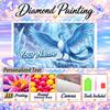 Personalized Lugia Diamond Art Custom Name 5D Diamond Painting Full Drill DIY Craft