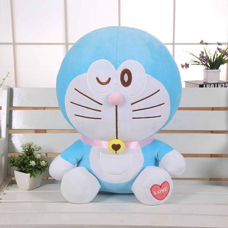 Plush Toy Doraemon Stuffed Animal Pillow With Soft Pp Cotton For Kids Gifts