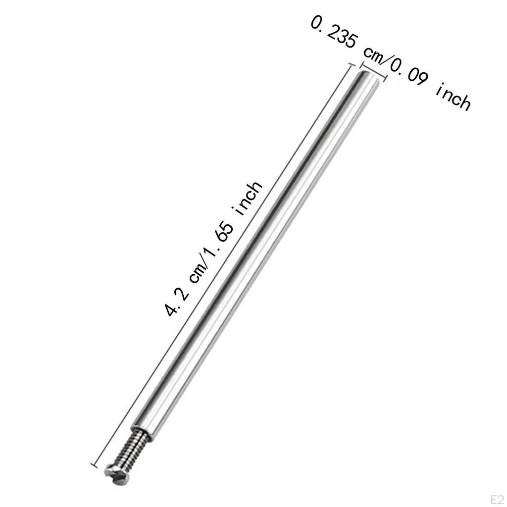 9 Pieces Sandpaper Clamp Rods Polishing Rod Sanding Paper Clip for Jewelry Making Polish Tools