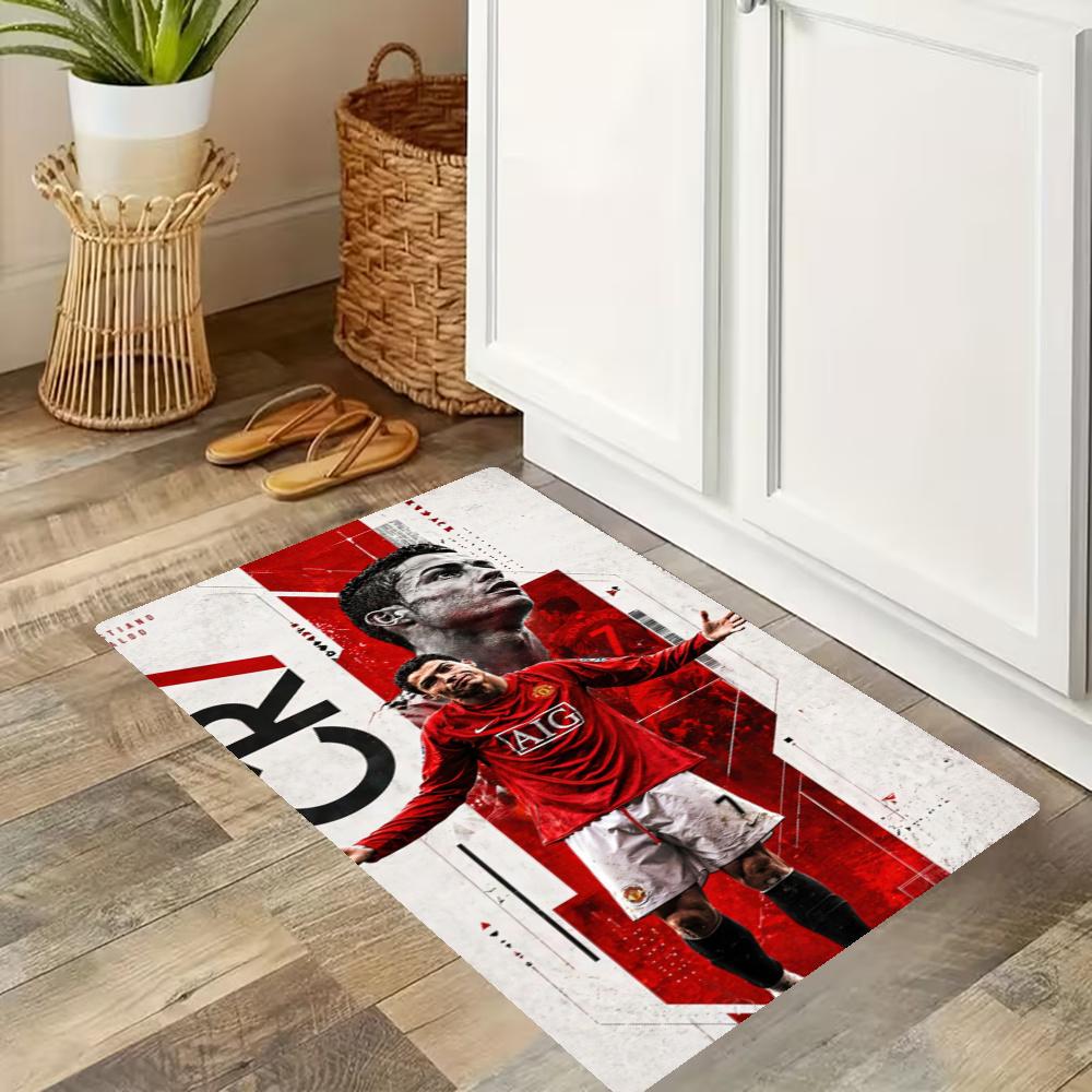 Cristiano Ronaldo Kitchen Floor Mat Long Strip Mat Antislip Machine Washable Suitable For Bathrooms Laundries Home Decoration Carpets