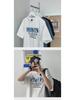 Damen Sommer 2021 Japanisches Cartoon Loose Fit Grafik-T-Shirt
