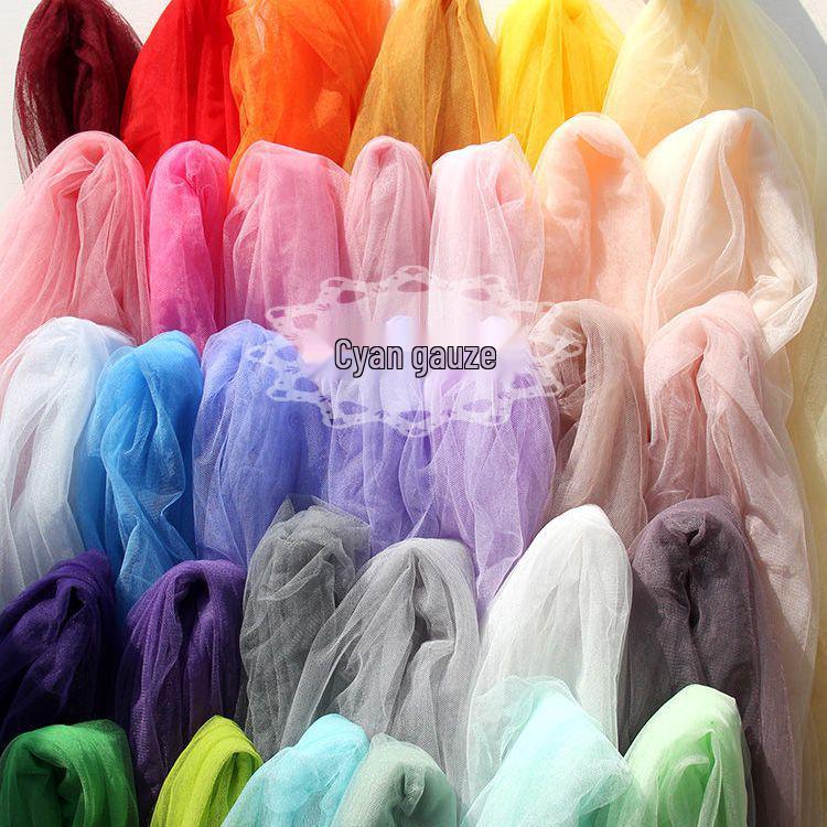 Green Tulle Lace Net Fabric for Kindergarten & Wedding - Transparent, Free Shipping