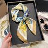 Light Luxury 70 Small Square Scarf High-End Sense Simulation Silk Scarf Women'S Small Scarf Ethnic Headscarf Scarf