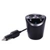 Cup Shaped Dual USB Car Charger Bluetooth Hands-free Phone Car Bluetooth MP3 Player