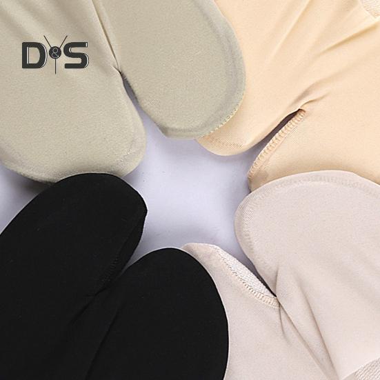 Breathable Toe Socks 2-Toe Invisible Liner Socks with Anti-Slip Silicone Ultra-Thin Moisture-Wicking Socks for Loafers Sneakers