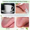 Reusable Stainless Steel Useful Tongue Scraper Cleaner Fresh Breath Cleaning Coated Tongue Oral Hygiene Care Tools