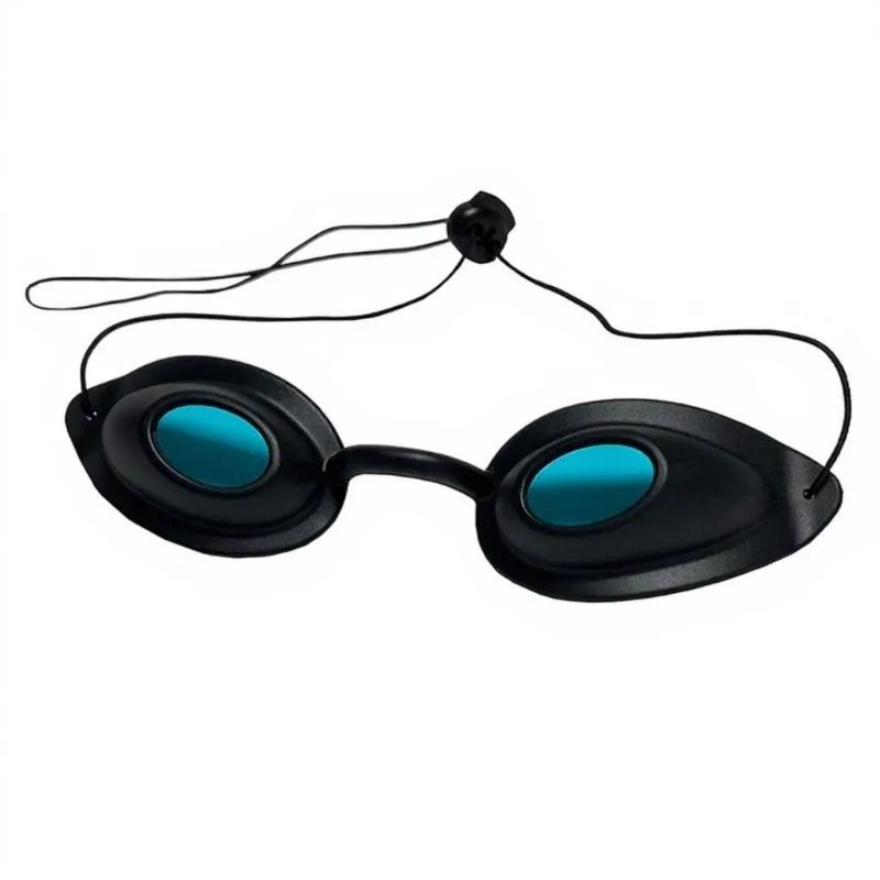 Light Weight Tanning Eye Shield With Flexible Strap Protective Tanning Eyewears Beauty Red Light Therapy Device