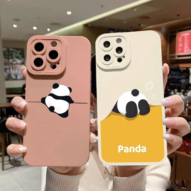 Animace Krásný telefon pro Iphone XR Max 11 Plus 6 13 Mini 7 14 X 8 12 XS Pro 6s Straight Silicon Soft TPU silikonový kryt