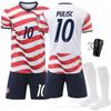 26-27 Maglia da Allenamento Coppa del Mondo Squadra USA Maglia da Casa No. 10 Pulisic 8 McKennie Maglia da Calcio Traspirante ad Asciugatura Rapida