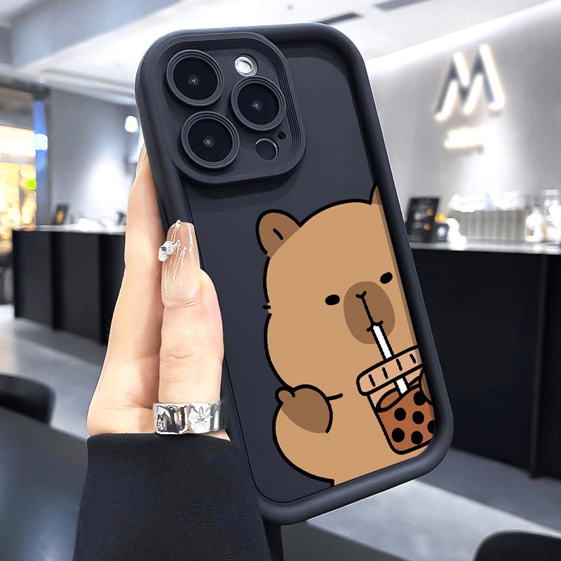 Etui na telefon Kapibara do Samsung Galaxy A15 A35 A54 A55 S25 S24 S23 S22 S21 Ultra Plus S20 FE Silikonowe Odporne na wstrząsy Miękkie Pokrowiec