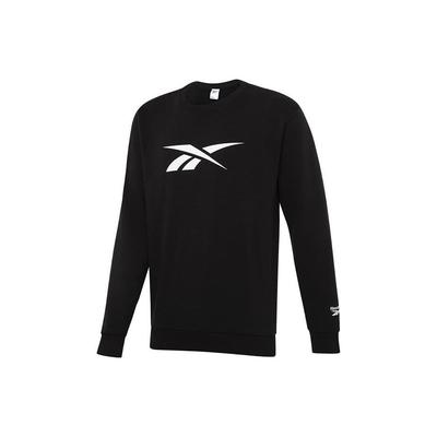 Reebok Moletom Clássico com Estampa do Logo Gola Redonda Unissex Preto GR8472