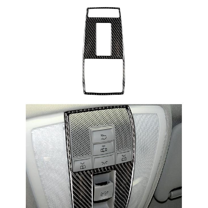 Car Accessories Interior Carbon Fiber Stickers For Mercedes-Benz C Class W204 2007-2013 Entral Console A/C Switch Panel