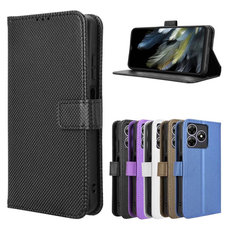 Leather Flip Cover For Blackview Wave 8 / Wave 8C PU Case [Flip Vintage Leather] Shockproof Durable Retro Phone Case