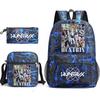 Animation Cartoon Druck Grund- und Sekundarschüler Campus Hoher Wert Schulterrucksack Federtasche Dreiteiliges Set