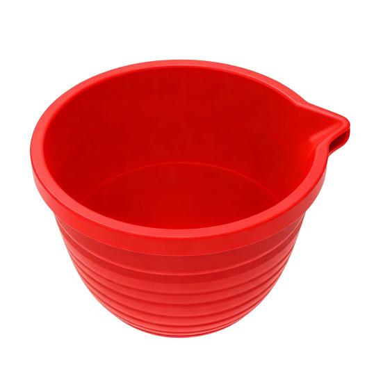 Silicone Bowl Cover for KitchenAid 5 Qt Mixer Collapsible Reusable Liner And Lid Space Saving Kitchen Essential