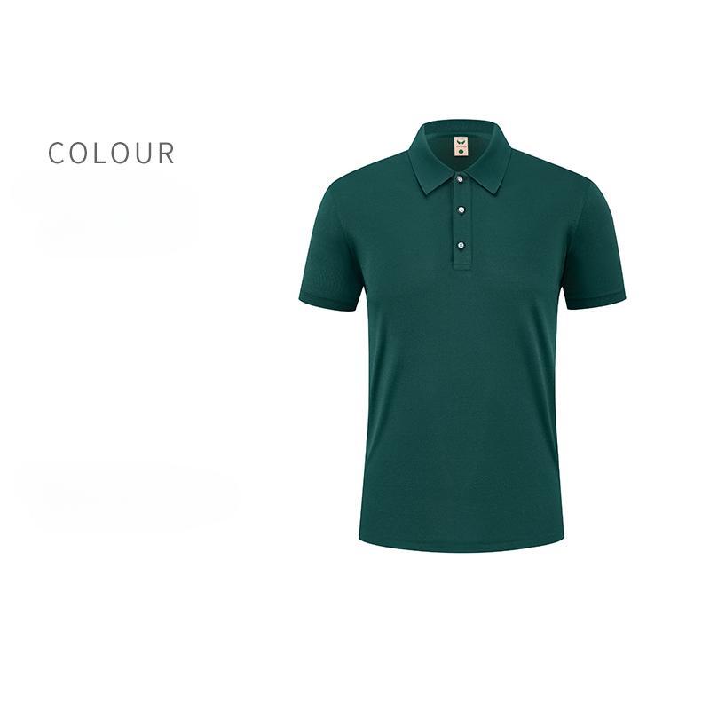 2024Sommer kurzarm polo-shirts für männer und frauen, einfache business casual einfarbig revers POLO atmungsaktiv und vielseitig