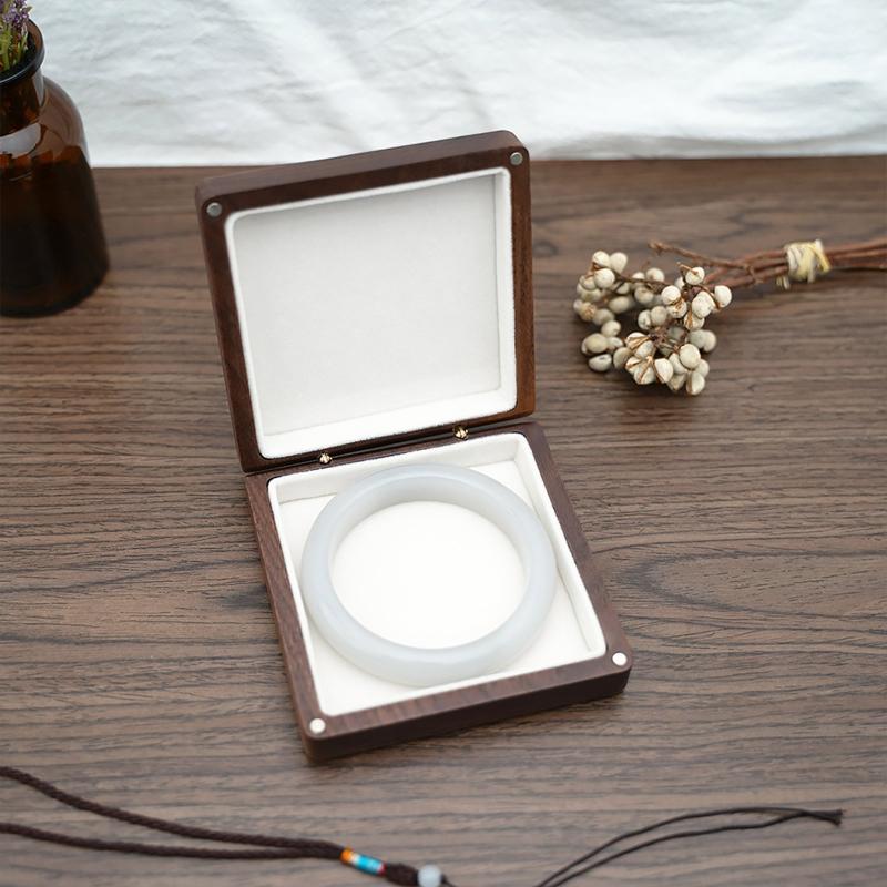 Wood Jewelry Box Organizer Keepsake Storage Collection Art Treasure Memory Box for Ring Bracelet Watch Necklace Earring