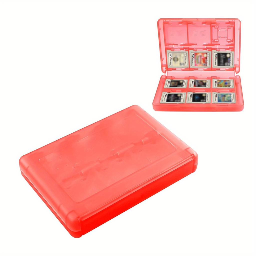 28-in-1 Game Card Case ABS Compact Holder for New 3DS/XL, DSi, DS & 2DS/XL - Durable Cartridge Storage Box Protecto