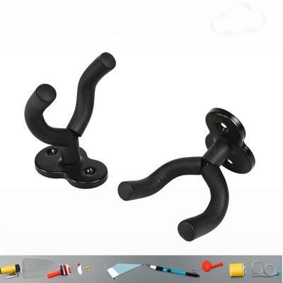 Heavy-Duty Guitar Wall Mount Hanger Metal Construction Hook for Guitar Ukulele Practice Room Storage
