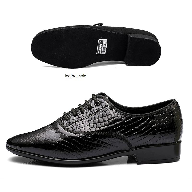 

Breathable Tango Dance Shoes Men Latin Dance Shoes Snakeskin Sneakers Leather Jazz Modern Ballroom Dancing Sports Shoes Man 43