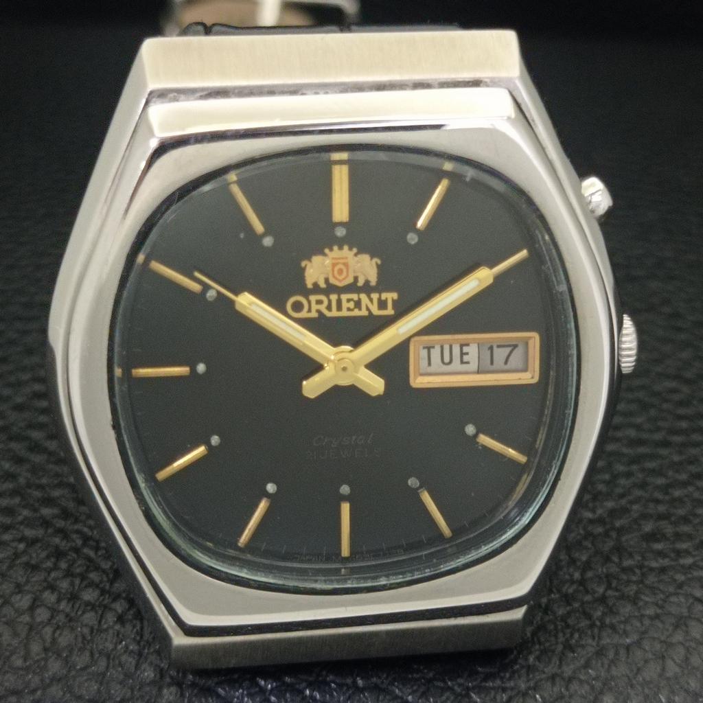 Orient CRYSTAL AUTOMATIC VINTAGE JAPONIA 46941 CEAS MENS CADRAN ORIGINAL a703384-1 R213b-a703384