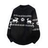 Men's Crewneck Knit Sweater Loose Fit Lightweight Sweaters for Men Casual Twist Textured Patterned Cable Knitted Pullover Sweaters for Christmas