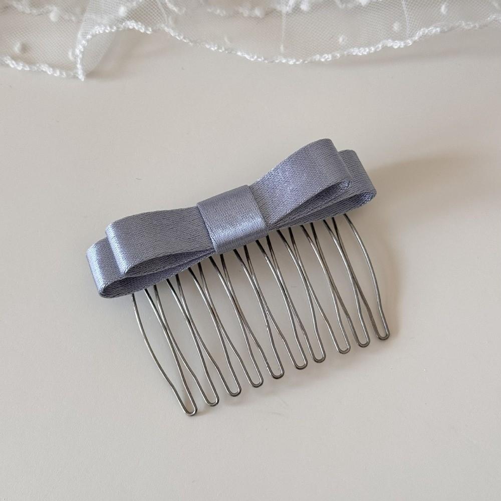 Updo Bangs Hair Clip Non-slip Broken Hair Accessories Cute Bow Hair Comb Women/Girl