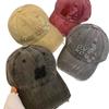 Baseball Cap Trendy Baseball Cap American Retro Ripped Baseball Cap Women Spring And Summer Washing