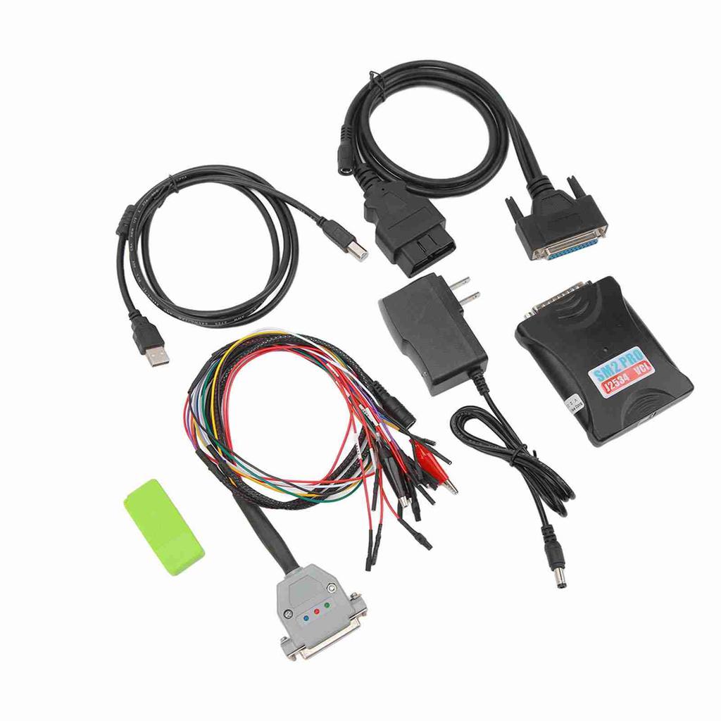 For SM2 Pro J2534 VCI ECU-programmerer med dongel 67 i 1 Les Skriv ECU-verktøystøtte Sjekksum