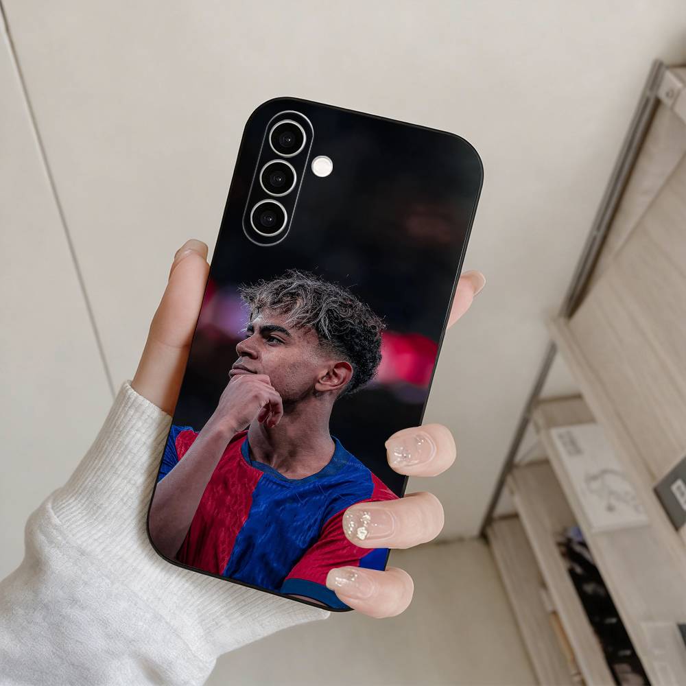 Lamine Yamal Phone Case For Samsung Galaxy A73,A72,A71,A70,A53,A52,A51,Others Soft Black Cover