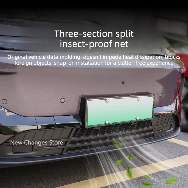 For Leapmotor B10 2025 2026 Lower Bumper Anti Insect Net Anti Dust Proof Inner Vent Grille Cover Insect-proof Front Cover