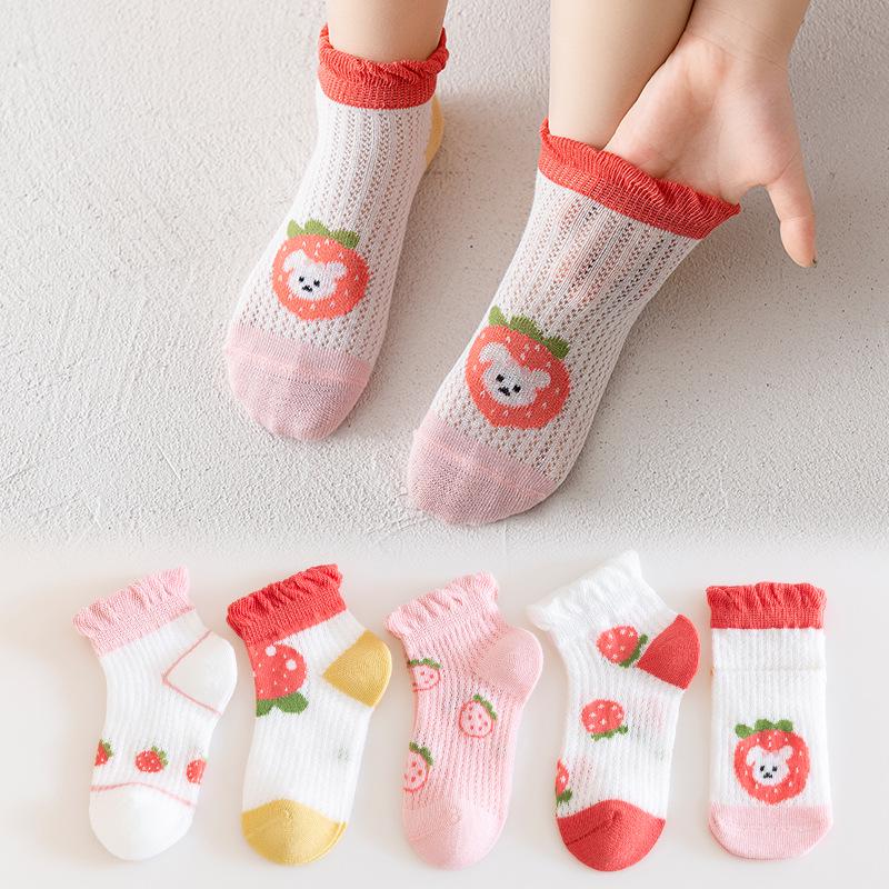 New Class A Children's Spring & Summer Fashion Socks for Boys & Girls - Thin Style for Newborns & Kids