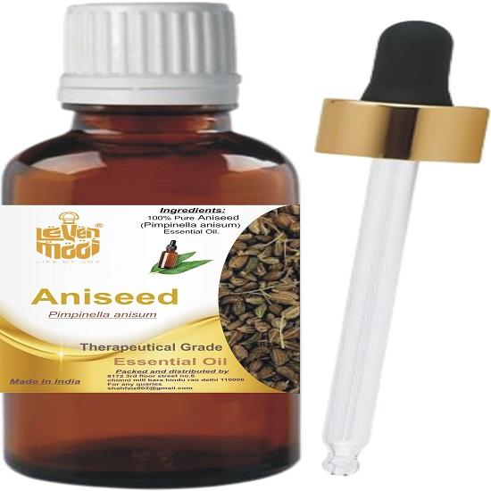 Levenmooi Aniseed (Pimpinella anisum L.) Pure & Natural Therapeutic Grade Essential Oil Glass