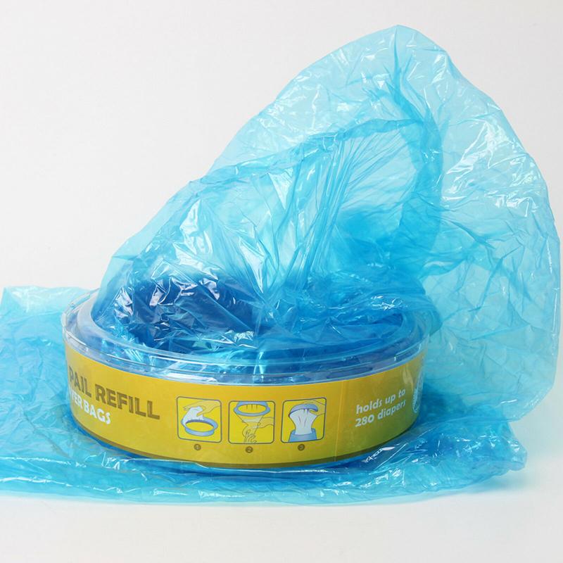 4 stk Baby Bleiebøtte Refillposer Søppelsekk Bleie Genie Angel Care Bleie