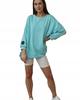 Oversize Hoodie Blue Butterfly Me Gusta