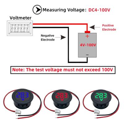 Elektrik için ölçüm cihazları – Voltaj Metreler