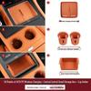 Compatible with 26 AITO M7 models, this silicone car interior set features wireless charging capabilities and decorative modifications.