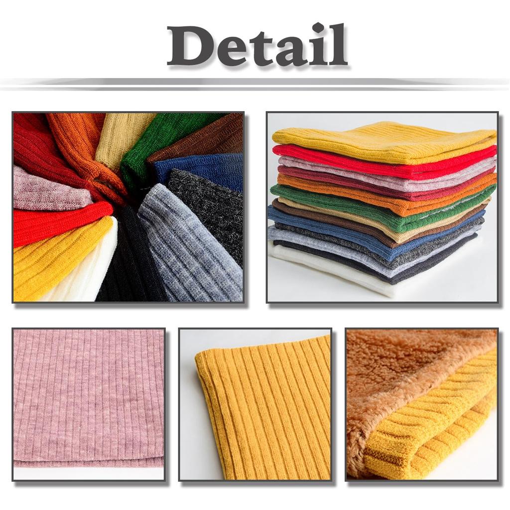 White Fang MA146 (White) Neck Warmer, Fleece-Lined, Warm, Simple, Casual, Colorful Beanie for Women