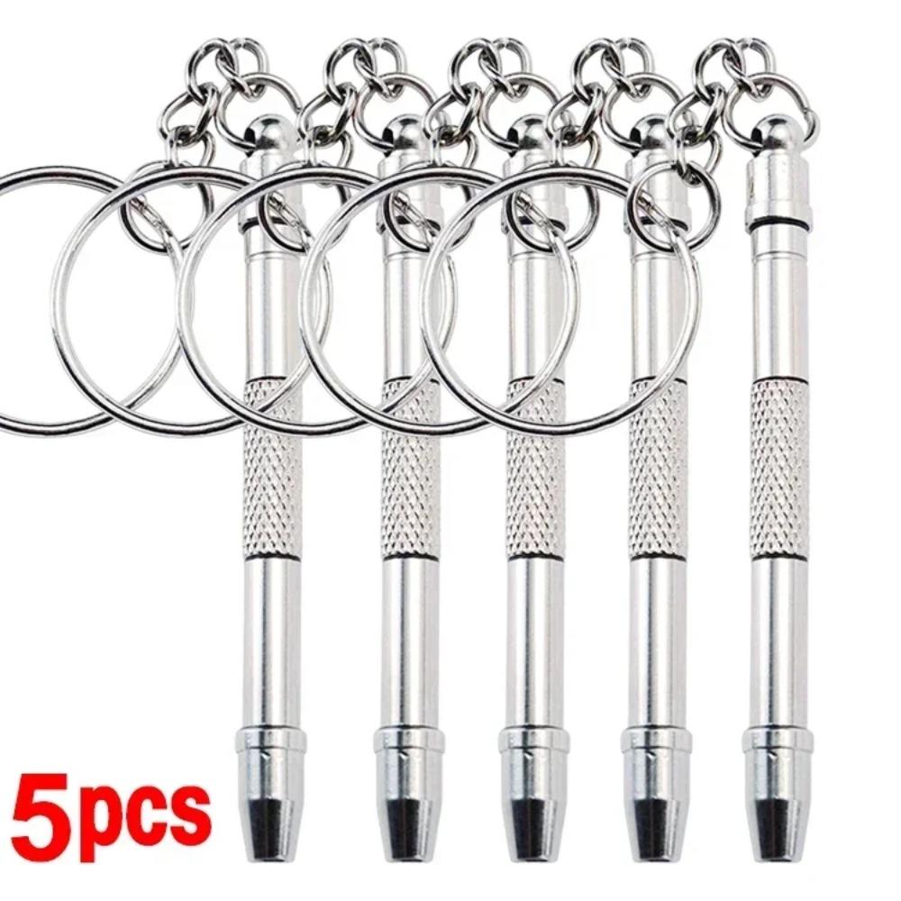 3 In 1 Eyeglass Screwdrivers Repair Kit with Keychain Watch Repairs Glasses Screwdriver Recision Screw Driver Tools Accessories