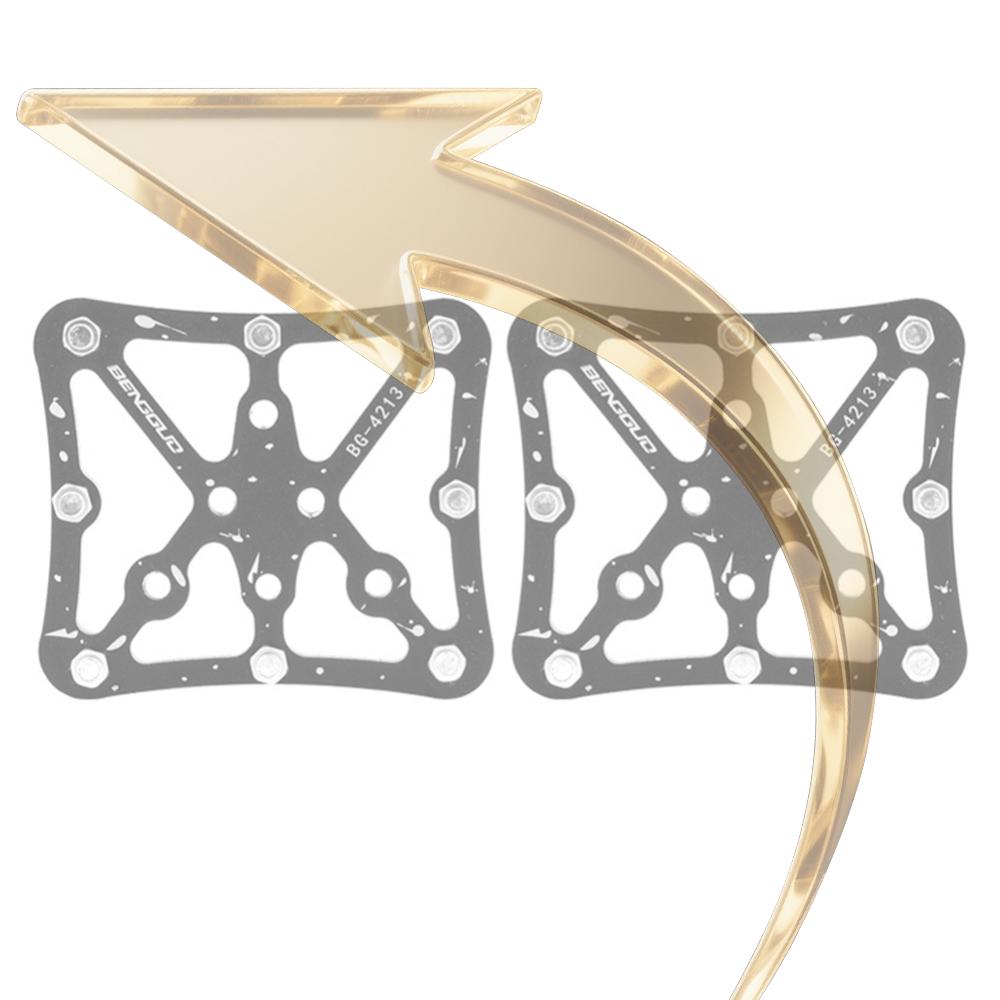 Велосипедные контактные педали из алюминиевого сплава, быстросъемные адаптеры-платформы для велосипедных педалей, износостойкие, поворотные, для МТБ, шоссейного велосипеда China Mainland