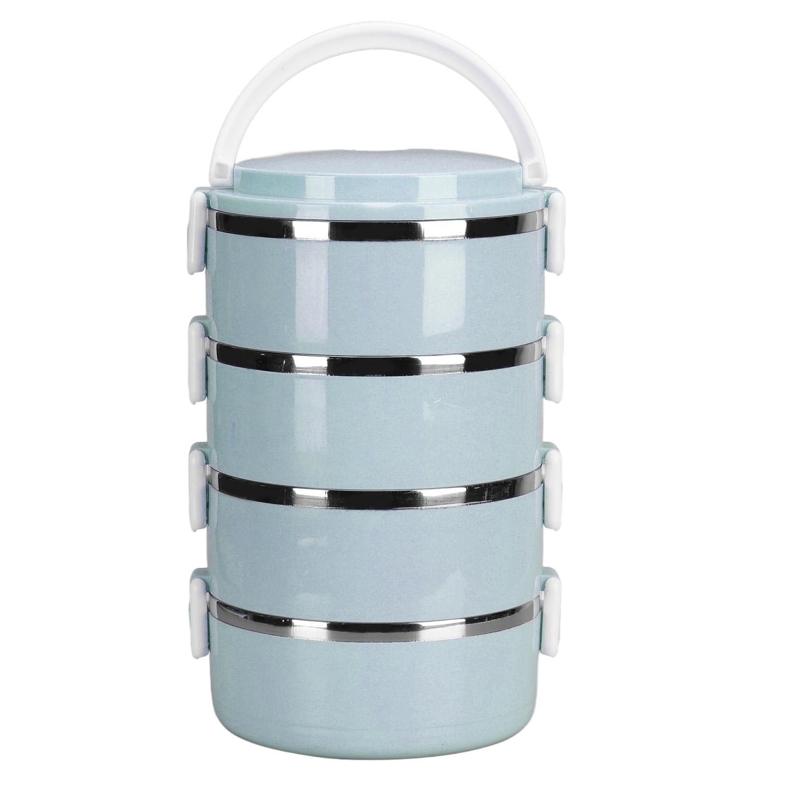 

Portable 304 Stainless Steel Bento Lunch Box Thermal Cylinder Lunch Container Food Storage Containers for School Office L
